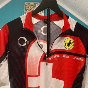 Red and Black Cycling Jersey